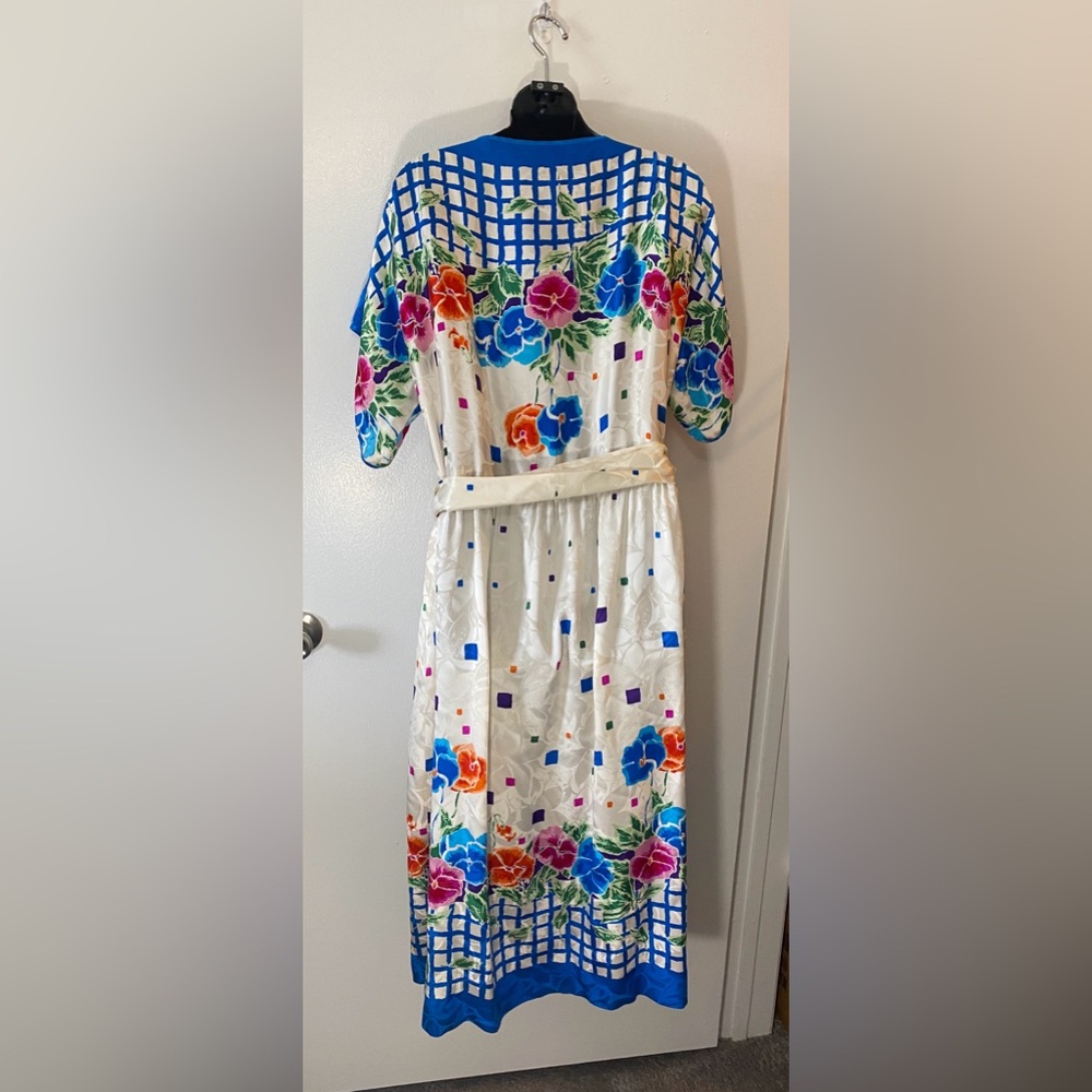 Anne Crimmins for Umi silk Floral dress size 10. - Picture 6 of 6